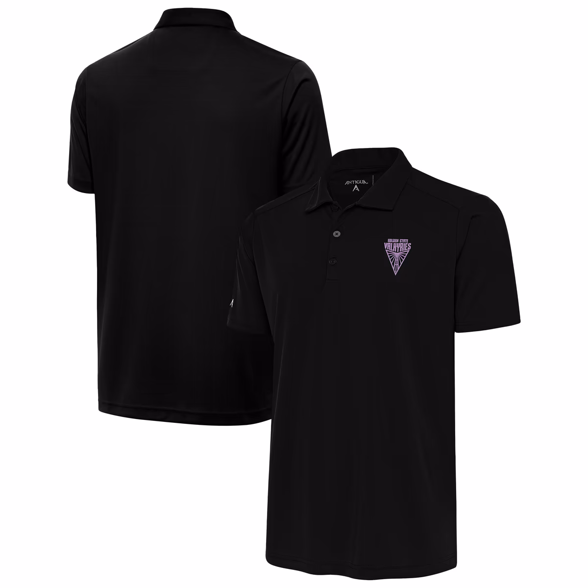 Men's Antigua Black Golden State Valkyries  Tribute Polo