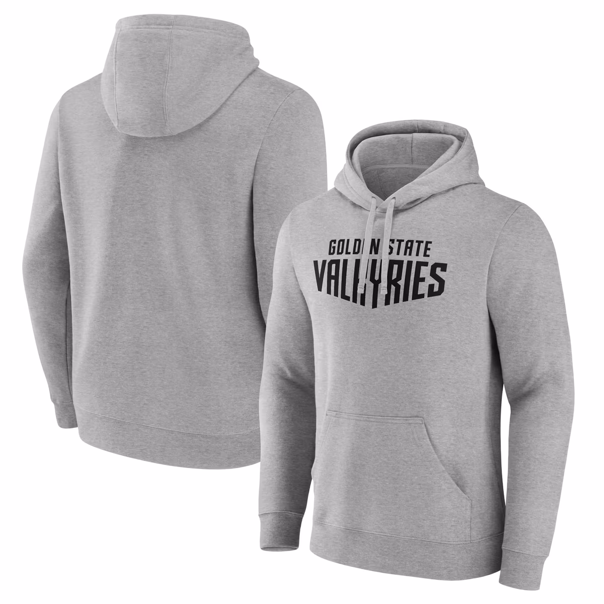 Men's Gray Golden State Valkyries Wordmark Pullover Hoodie 2 Men's Gray Golden State Valkyries Wordmark Pullover Hoodie