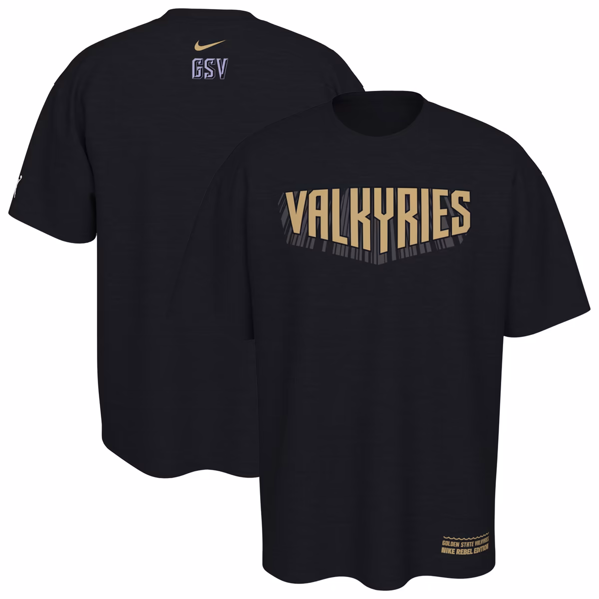 Unisex Nike Black Golden State Valkyries Standard Issue Rebel Edition T-Shirt 12 Unisex Nike Black Golden State Valkyries Standard Issue Rebel Edition T-Shirt