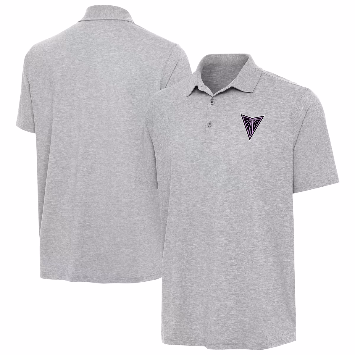 Men's Antigua Heather Gray Golden State Valkyries Par 3 Polo