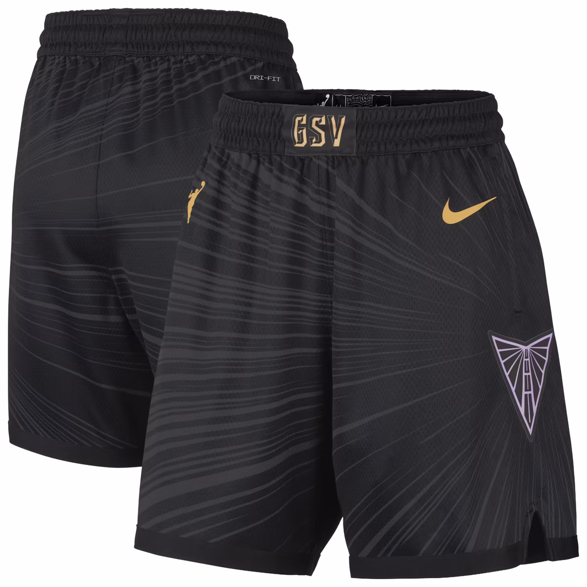 Women's Nike Black Golden State Valkyries 2026 On-Court Dri-FIT Victory Shorts - Rebel Edition 9 Women's Nike Black Golden State Valkyries 2026 On-Court Dri-FIT Victory Shorts - Rebel Edition