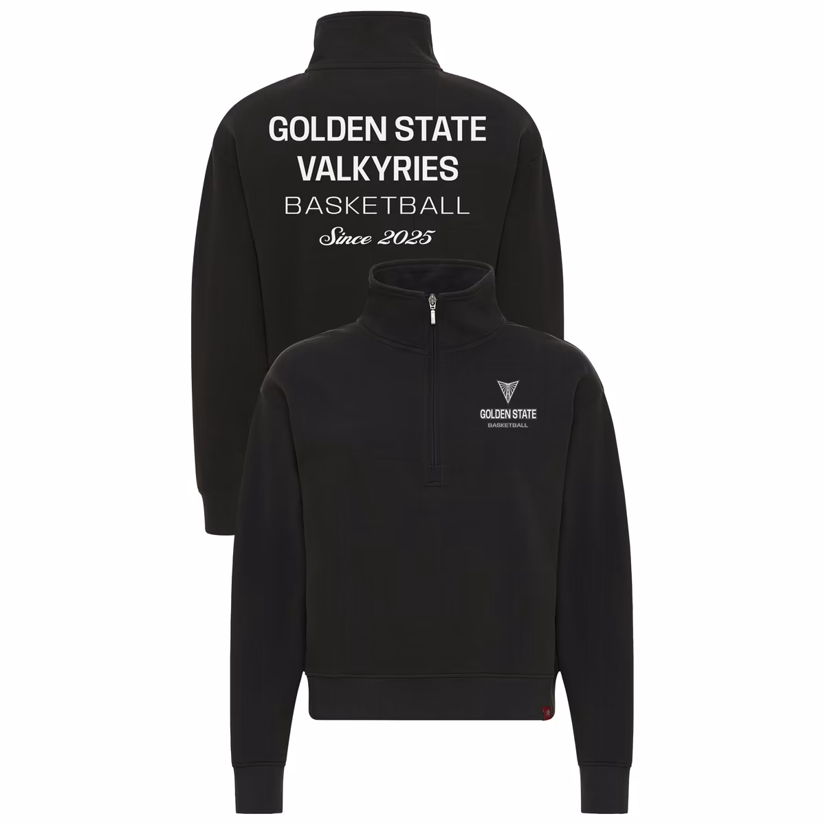 Women's Sportiqe Anthracite Golden State Valkyries Athletic Club Collection Marant Quarter-Zip Pullover 1 Women's Sportiqe Anthracite Golden State Valkyries Athletic Club Collection Marant Quarter-Zip Pullover