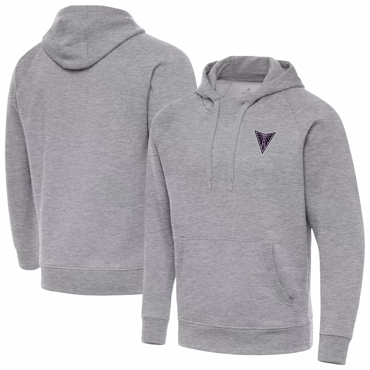 Men's Antigua Heather Gray Golden State Valkyries Victory Pullover Hoodie