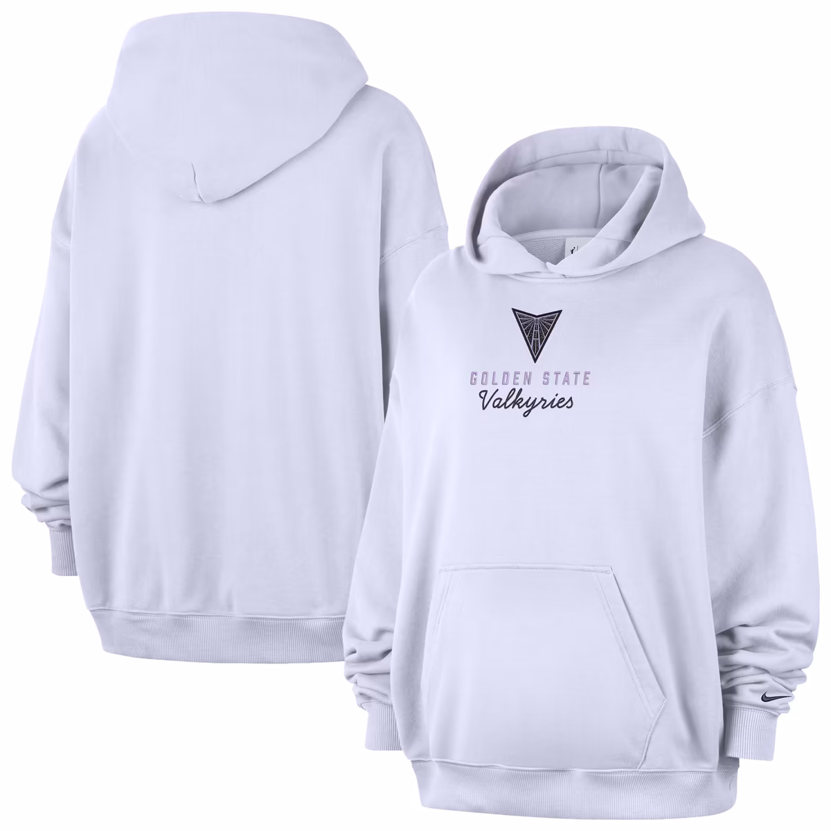 Women's Nike  Violet Golden State Valkyries Studio Fleece Hoodie