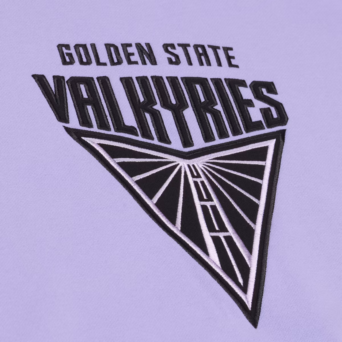 Women's Mitchell & Ness Purple Golden State Valkyries Lightweight Fleece Crewneck Sweatshirt 4 Women's Mitchell & Ness Purple Golden State Valkyries Lightweight Fleece Crewneck Sweatshirt