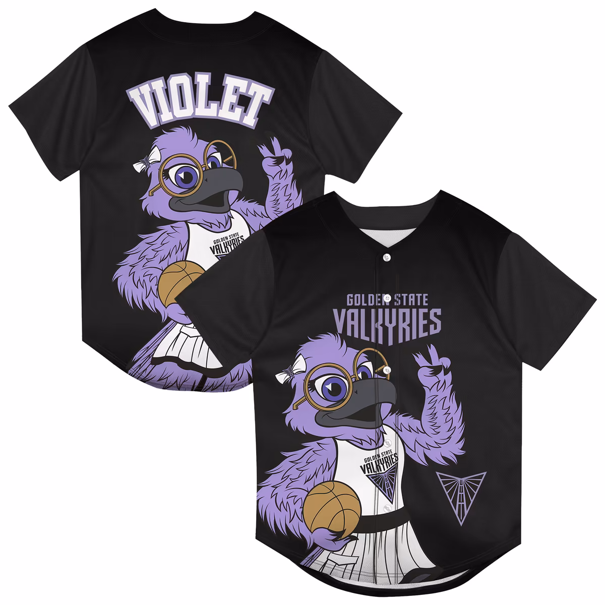 Youth Outerstuff Eclipse Black Golden State Valkyries Mascot Friend Mesh Fashion Jersey 10 Youth Outerstuff Eclipse Black Golden State Valkyries Mascot Friend Mesh Fashion Jersey