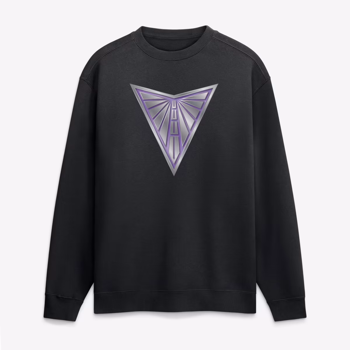 Men's Black Golden State Valkyries Metallic Mascot Sweatshirt 2 Men's Black Golden State Valkyries Metallic Mascot Sweatshirt