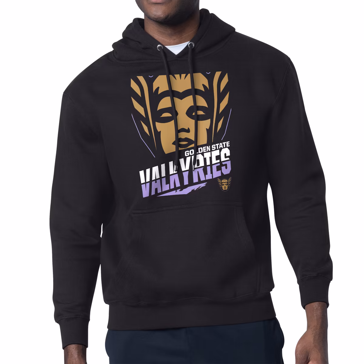 Men's Starter Eclipse Black Golden State Valkyries Logo Zoom Graphic Fleece Hoodie 8 Men's Starter Eclipse Black Golden State Valkyries Logo Zoom Graphic Fleece Hoodie
