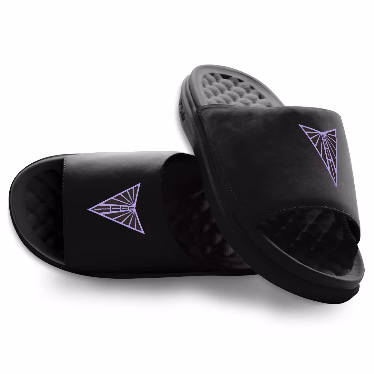 Youth ISlide Black Golden State Valkyries Primary Motive Slide Sandals