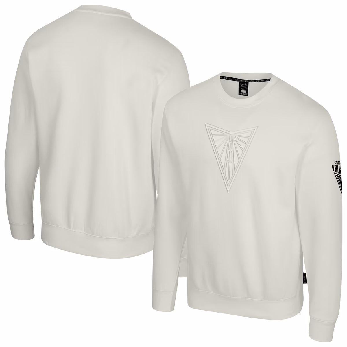 Unisex Stadium Essentials  Cream Golden State Valkyries Debossed Minimalist Sweatshirt