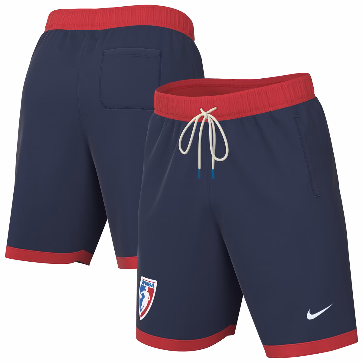 Unisex Nike WNBA Navy/Red Legends Relaxed Fit Fleece Shorts 8 Unisex Nike WNBA Navy/Red Legends Relaxed Fit Fleece Shorts