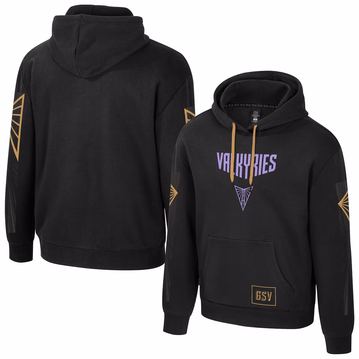 Unisex Stadium Essentials  Black Golden State Valkyries Rebel Hoodie