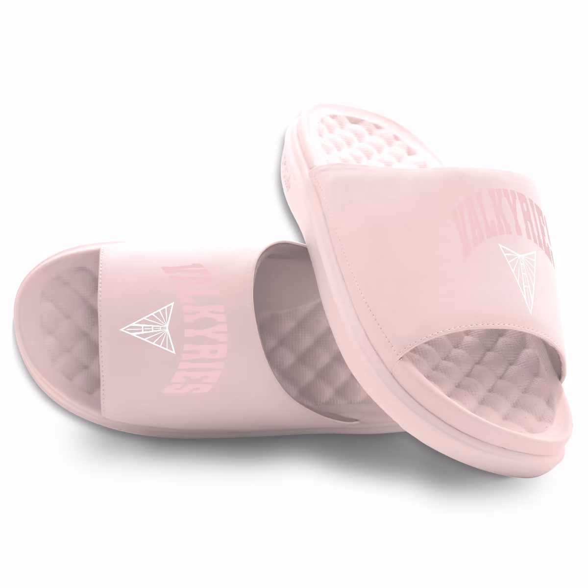 Unisex ISlide Pink Golden State Valkyries Tonal Pop Motive Slide Sandals 2 Unisex ISlide Pink Golden State Valkyries Tonal Pop Motive Slide Sandals