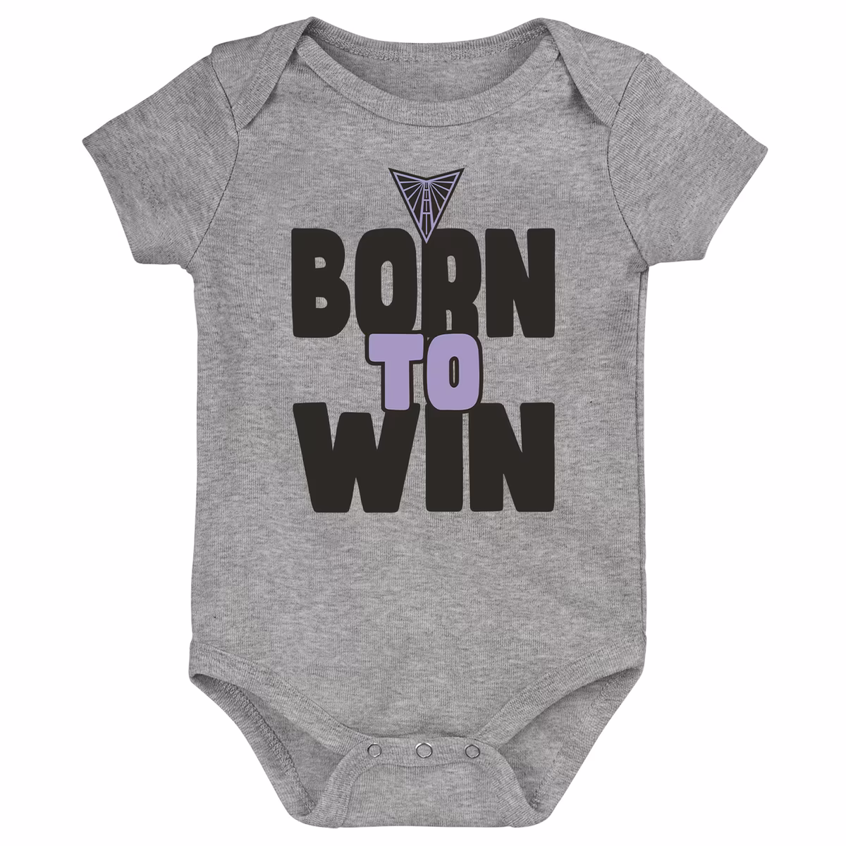 Infant Outerstuff  Gray Golden State Valkyries Born to Win Bodysuit