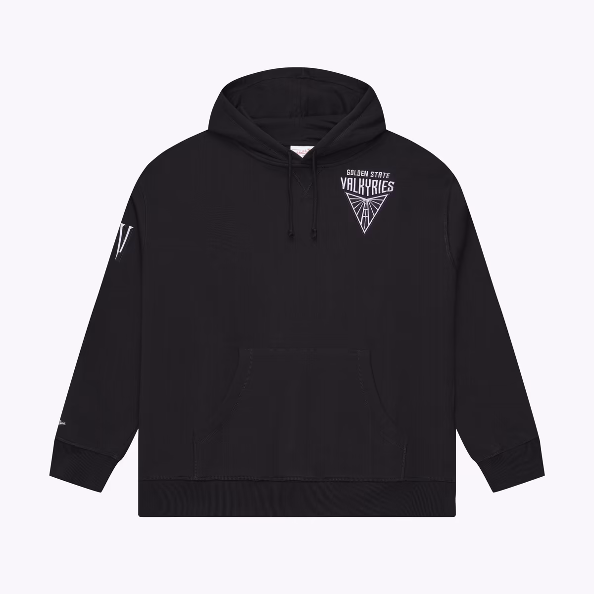 Men's Mitchell & Ness Black Golden State Valkyries Fleece Hoodie 1 Men's Mitchell & Ness Black Golden State Valkyries Fleece Hoodie