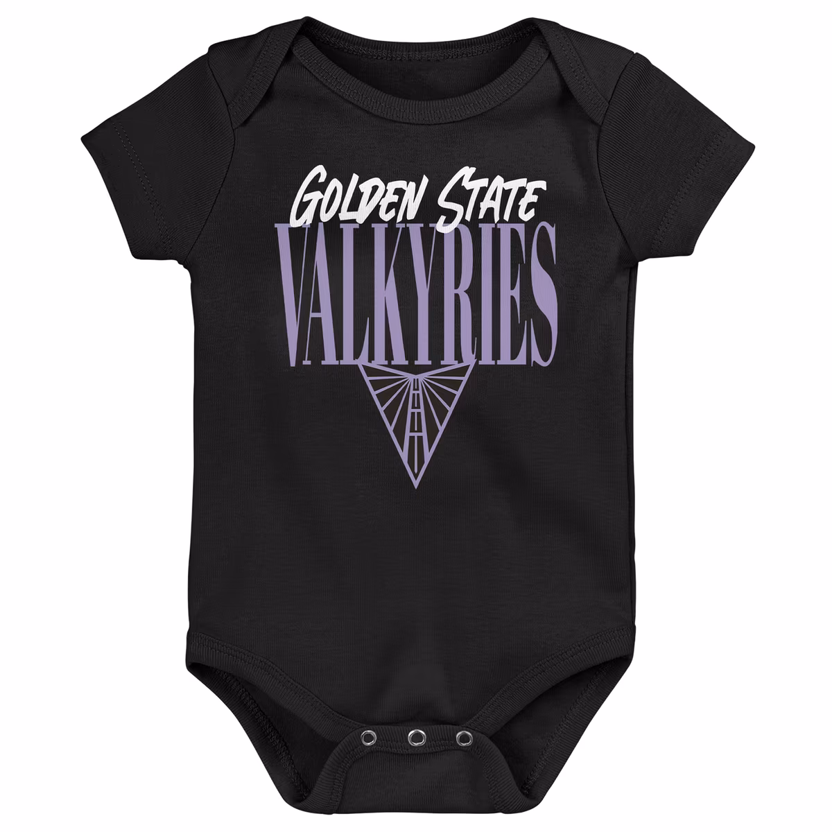 Newborn Outerstuff Black Golden State Valkyries Point Creeper 10 Newborn Outerstuff Black Golden State Valkyries Point Creeper