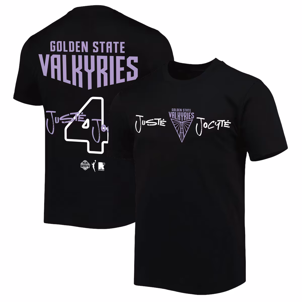 Unisex round21 Justė Jocytė Black Golden State Valkyries Name & Number T-Shirt 9 Unisex round21 Justė Jocytė Black Golden State Valkyries Name & Number T-Shirt
