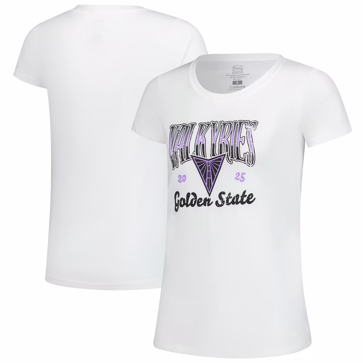 Women's Stadium Essentials White Golden State Valkyries Sky High T-Shirt 1 Women's Stadium Essentials White Golden State Valkyries Sky High T-Shirt