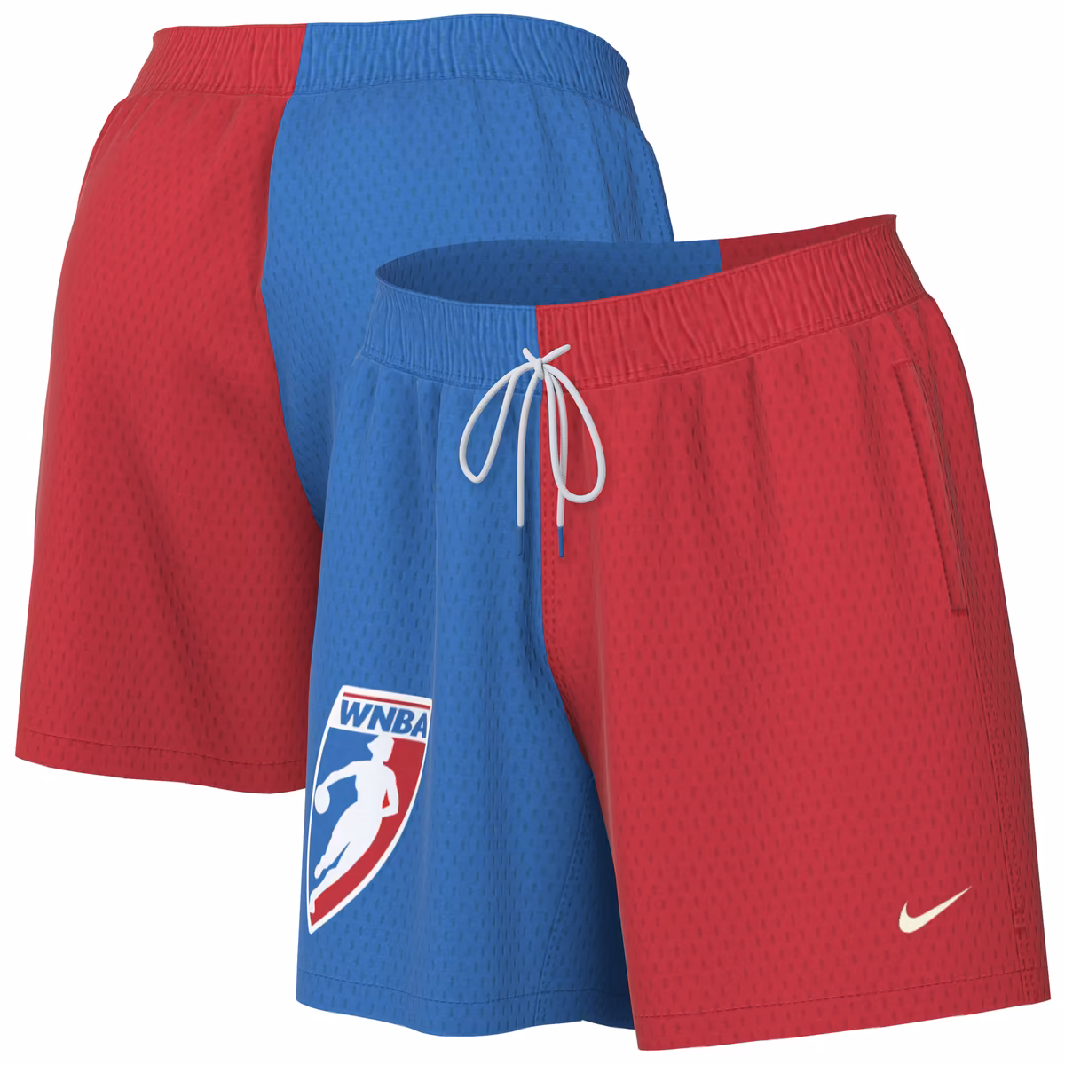 Women's Nike Blue/Red WNBA Legends Flow Mesh Shorts