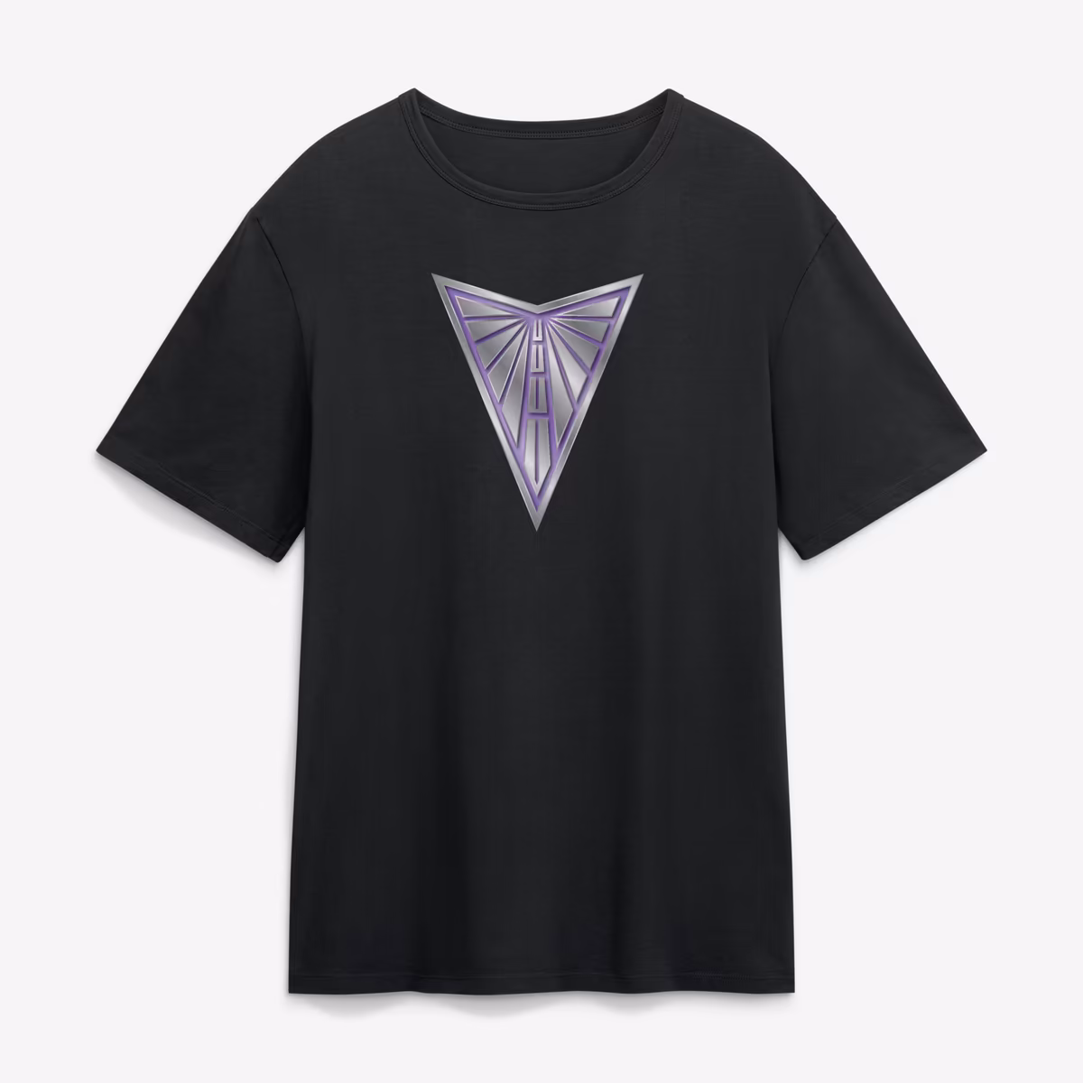 Men's Black Golden State Valkyries  Metallic Mascot T-Shirt