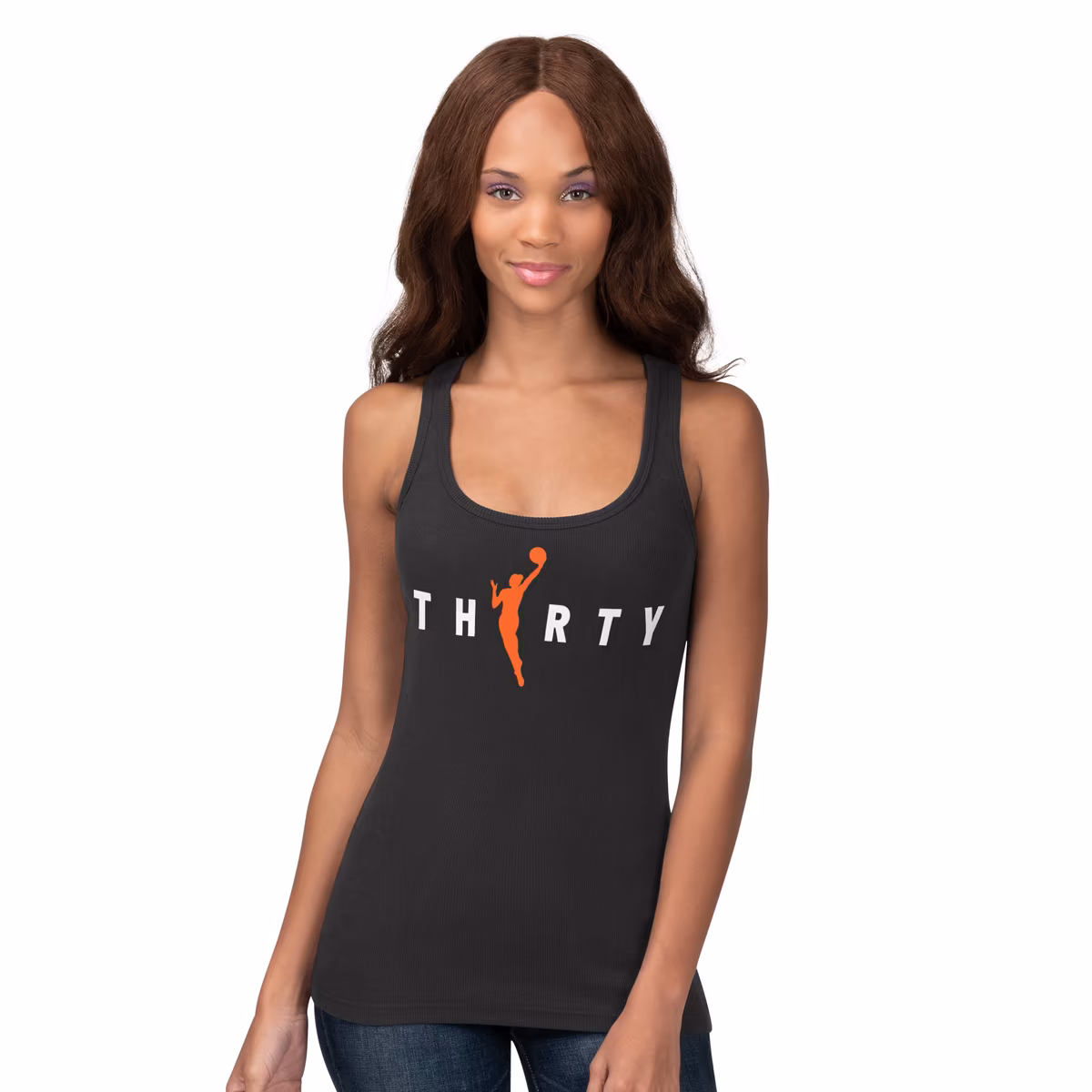 Women's Starter Black WNBA 30th Anniversary Preseason Tank Top