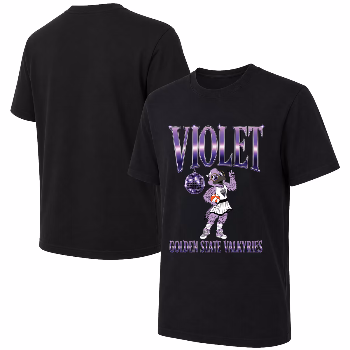 Unisex Oaklandish Black Golden State Valkyries Disco Mascot T-Shirt 7 Unisex Oaklandish Black Golden State Valkyries Disco Mascot T-Shirt