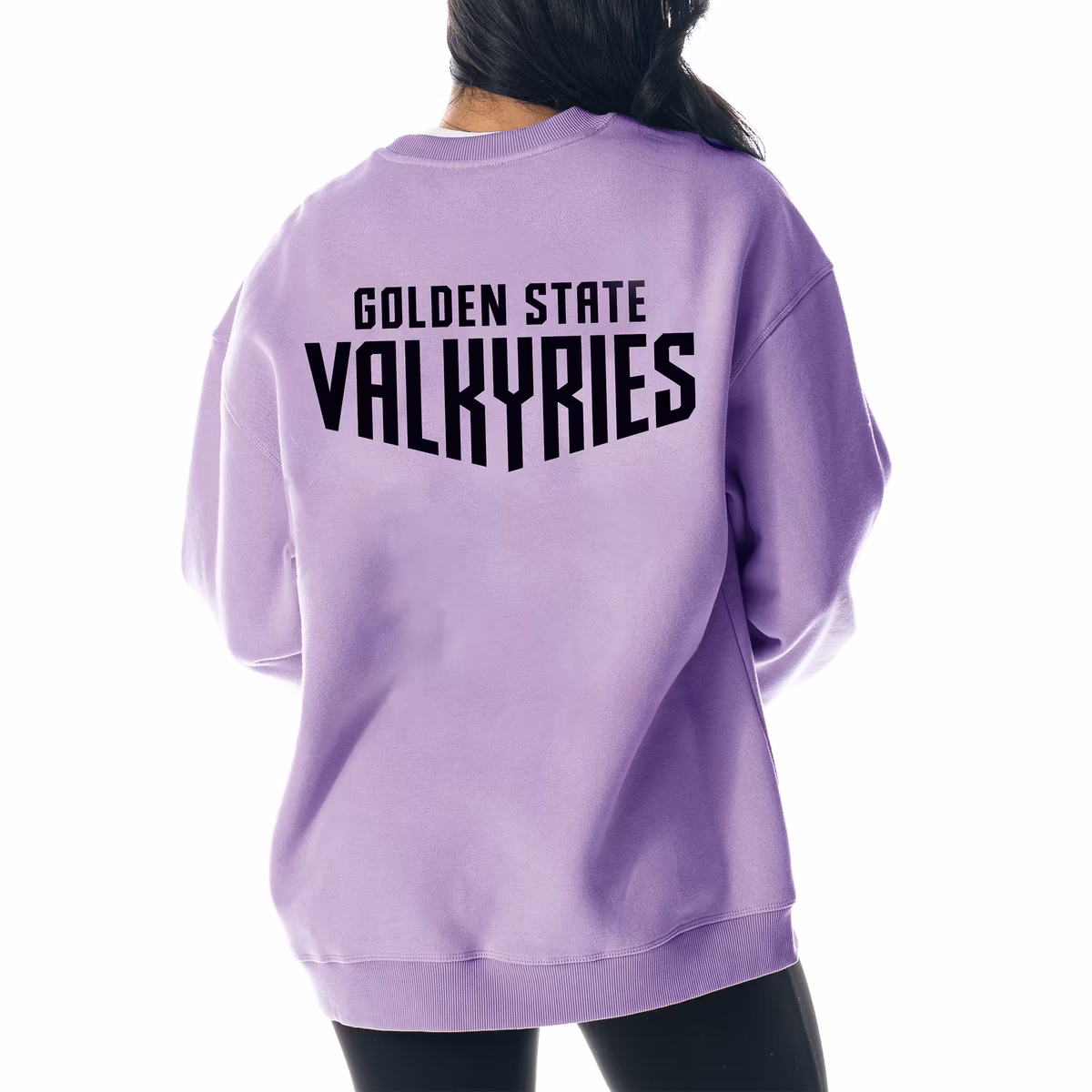 Unisex The Wild Collective Violet Golden State Valkyries Dye Fleece Pullover Crew Sweatshirt 3 Unisex The Wild Collective Violet Golden State Valkyries Dye Fleece Pullover Crew Sweatshirt