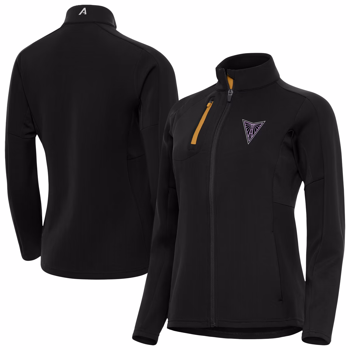 Women's Antigua Black Golden State Valkyries Generation Full-Zip Jacket